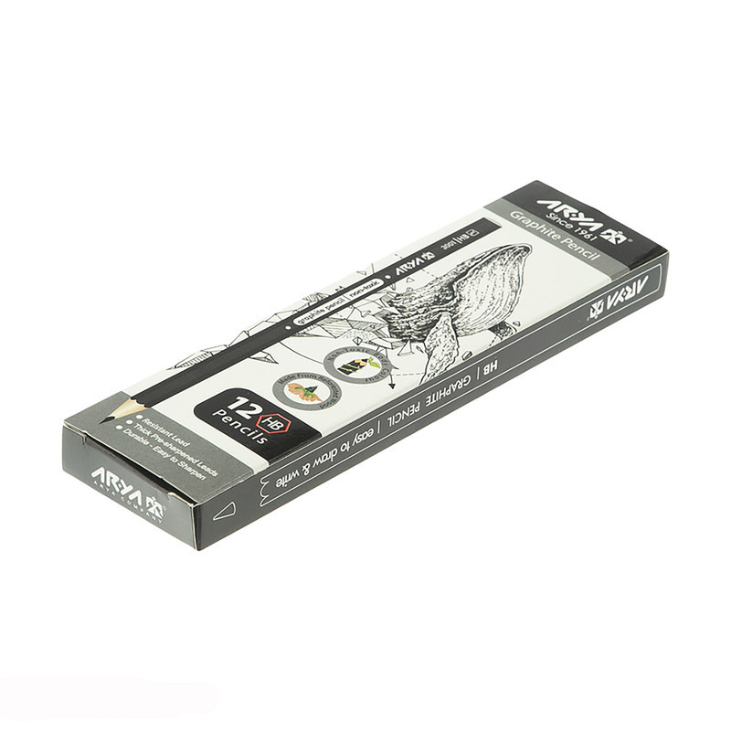 مداد مشکی آریا مدل 3001 بسته 120 عددی مداد مشکی آریا مدل 3001 بسته 120 عددی