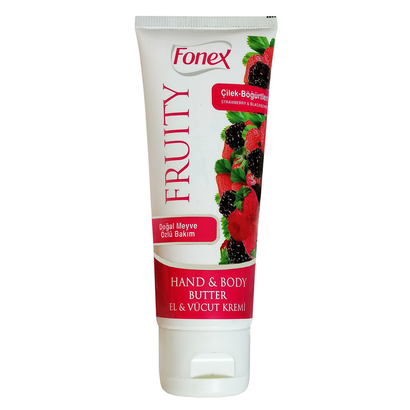 کره نرم کننده فونکس مدل Strawberry & Blackberry حجم 75 میلی لیتر