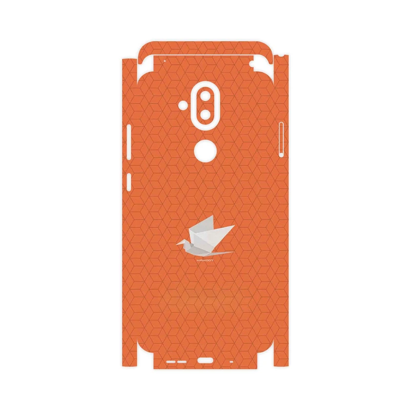 برچسب پوششی ماهوت مدل Minimalist origami bird-FullSkin مناسب برای گوشی موبایل نوکیا 8.1