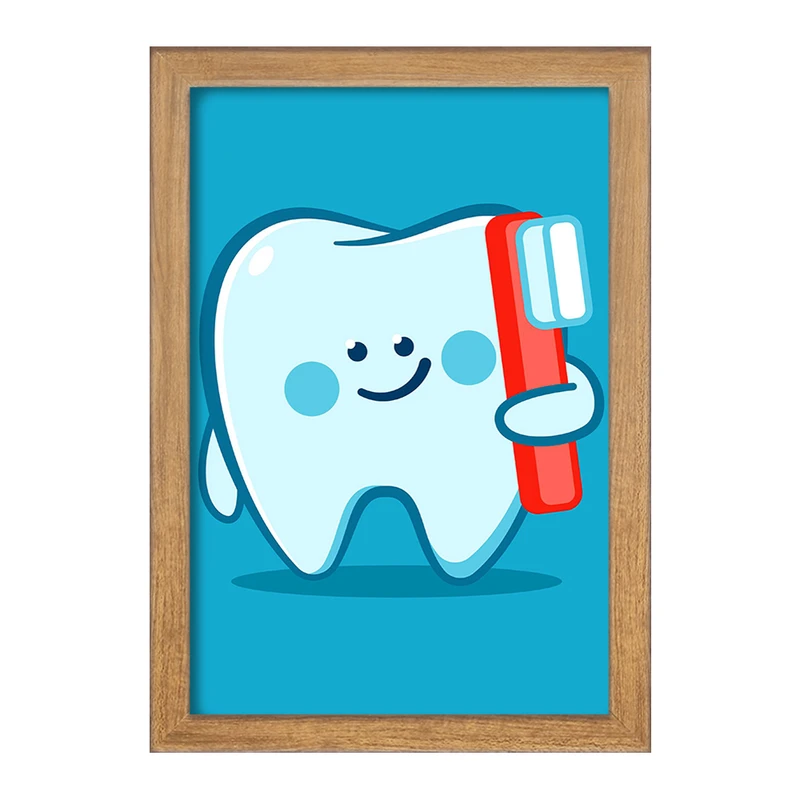 تابلو خندالو مدل دندان و دندان پزشکی کودکانه کد 36767