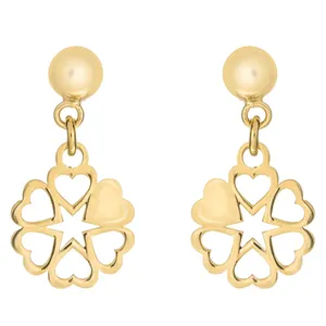 گوشواره طلا 18 عیار رزا مدل EG100