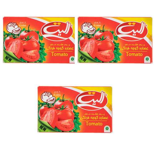 پودر عصاره گوجه فرنگی الیت - 80 گرم بسته 3 عددی