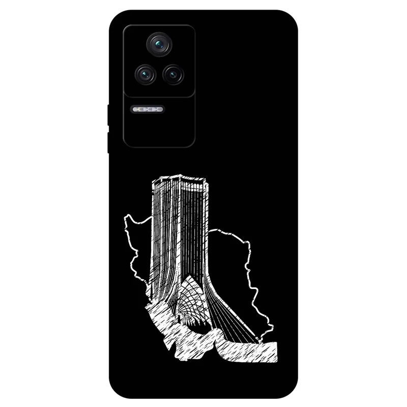 کاور مگافون طرح برج آزادی مدل 1628 مناسب برای گوشی موبایل شیائومی Poco F4 5G / Redmi K40S