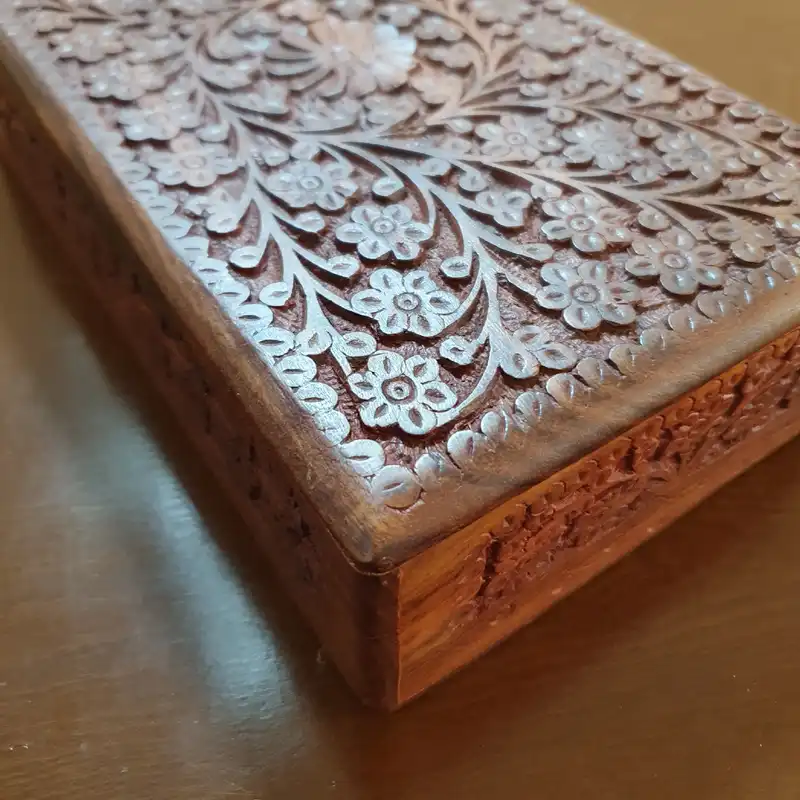 جعبه جواهرات مدل چوبی