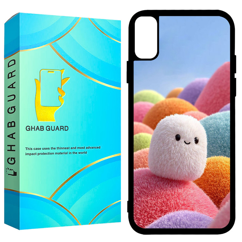 کاور قاب گارد طرح مارشملو مدل GCHPX مناسب برای گوشی موبایل اپل iPhone X / XS