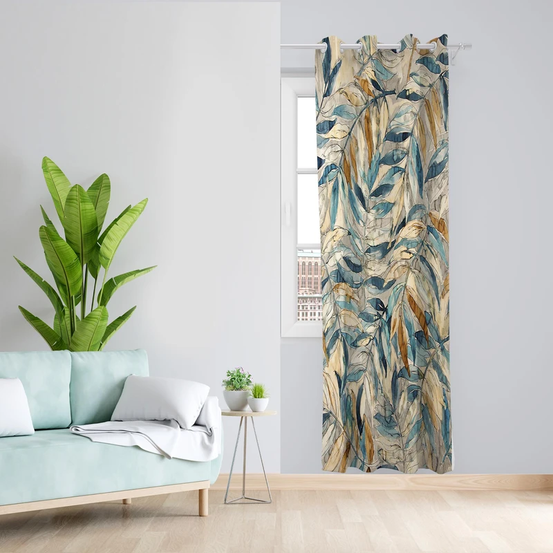 پرده مدل مخمل پانچی کد 1271سایز 140x200 سانتی متر