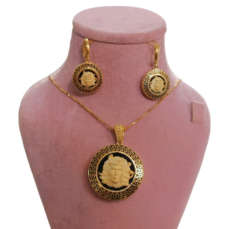 نیم ست نقره زنانه مدل تاج فرشته