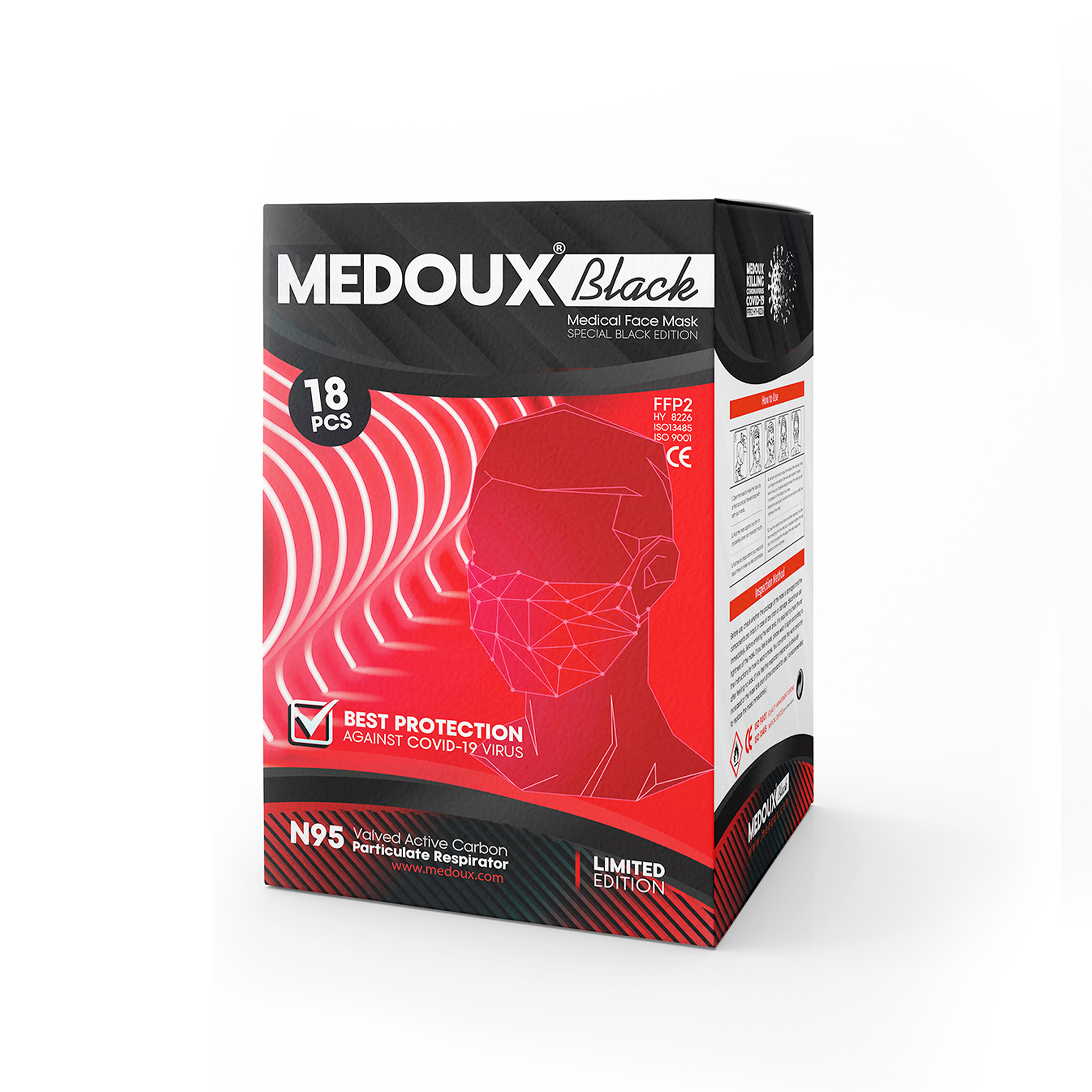 ماسک تنفسی مداکس مدل 95 بسته 18 عددی ماسک تنفسی مداکس مدل 95 بسته 18 عددی