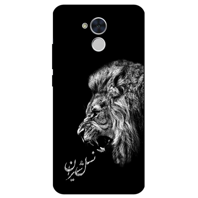 کاور مگافون طرح شیر مدل 1866 مناسب برای گوشی موبایل آنر V9 Play / 6C Pro