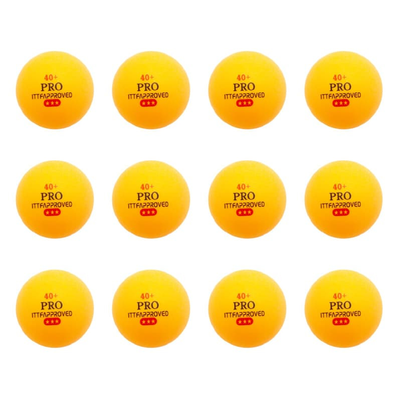 توپ پینگ پنگ مدل PRO-TABLETENNISBALL بسته 12 عددی