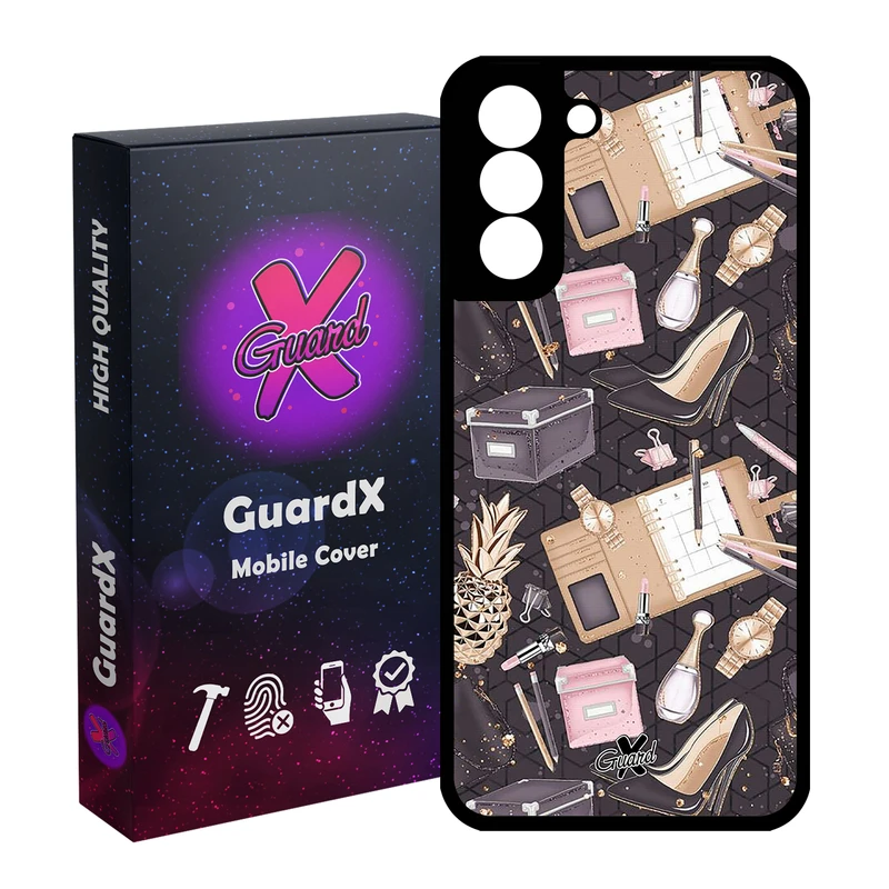 کاور گارد ایکس طرح دخترانه مدل Glass10310 مناسب برای گوشی موبایل سامسونگ Galaxy S21 FE
