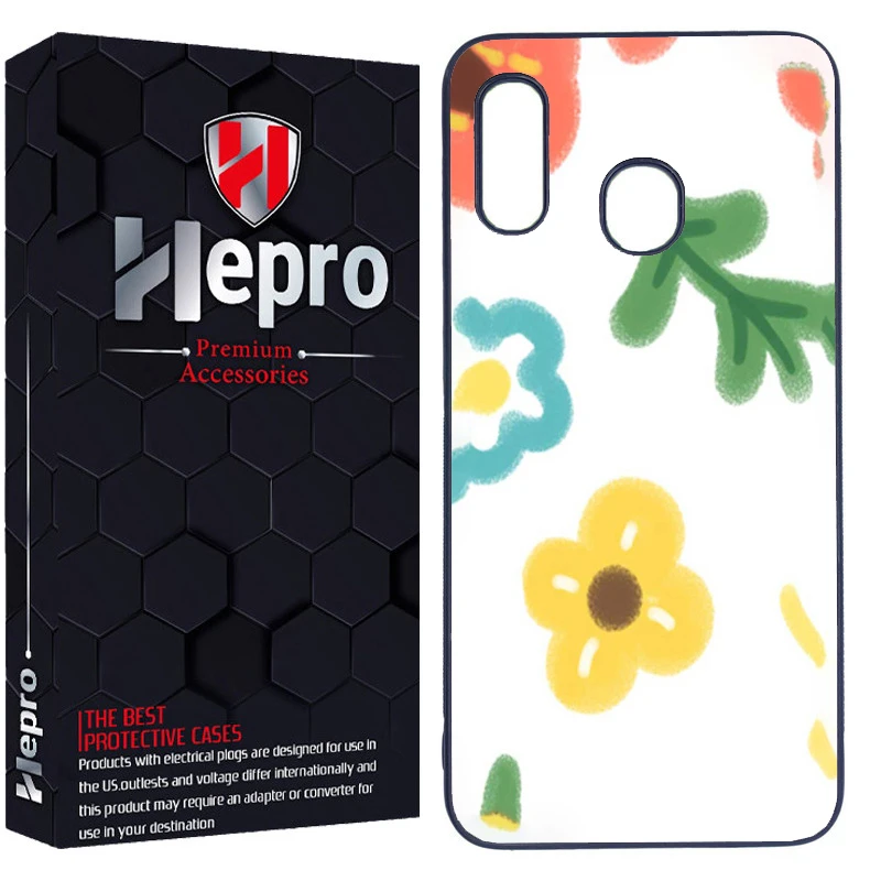 کاور هپرو طرح گل رنگی کد Dimo-876 مناسب برای گوشی موبایل سامسونگ Galaxy A20/A30