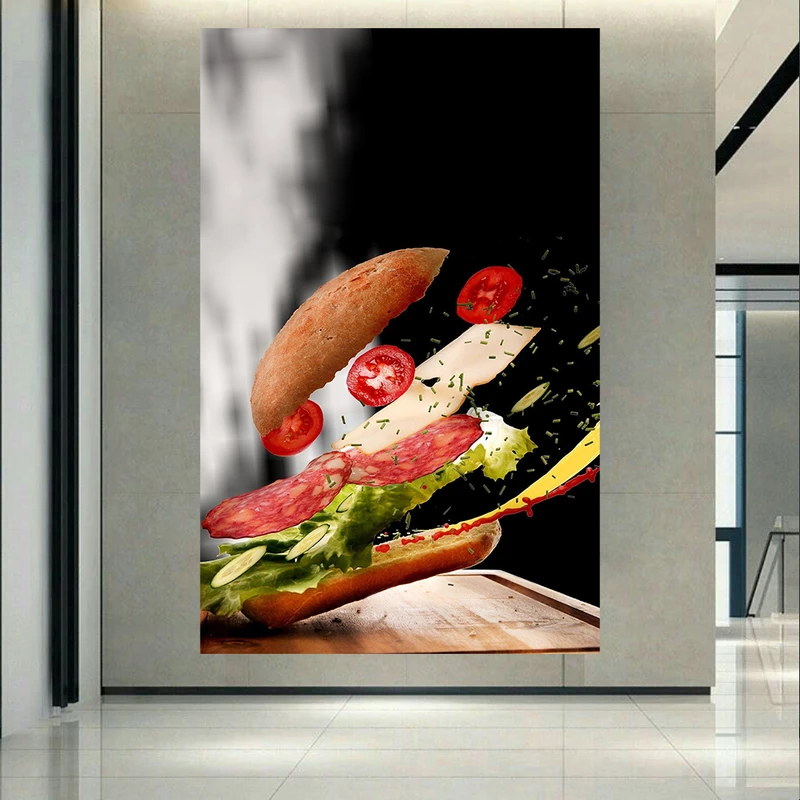 پوستر طرح ساندویج مدل انفجار کد AR30494