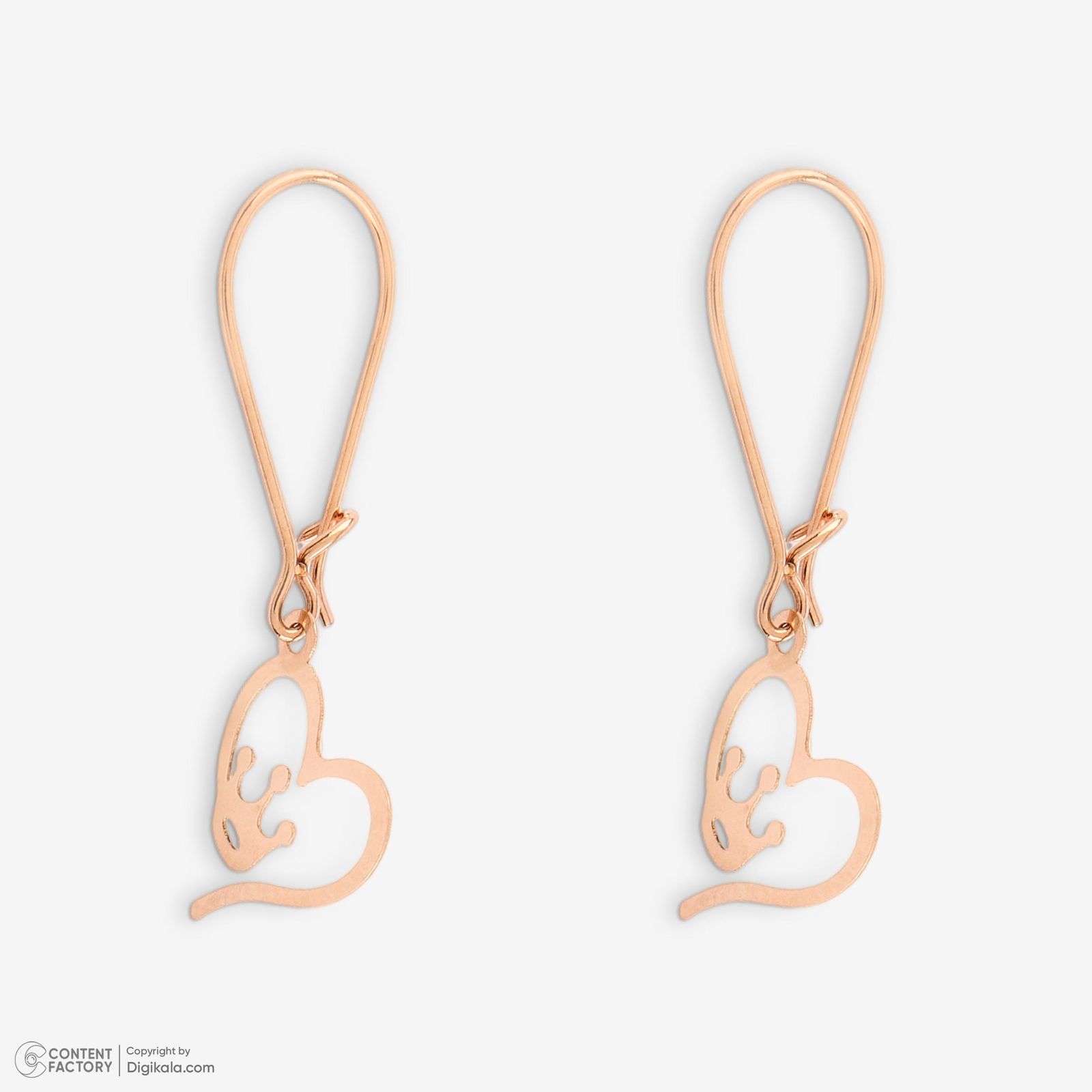 نیم ست طلا 18 عیار زنانه حافا گلد مدل تاج کد nim12 - - 5