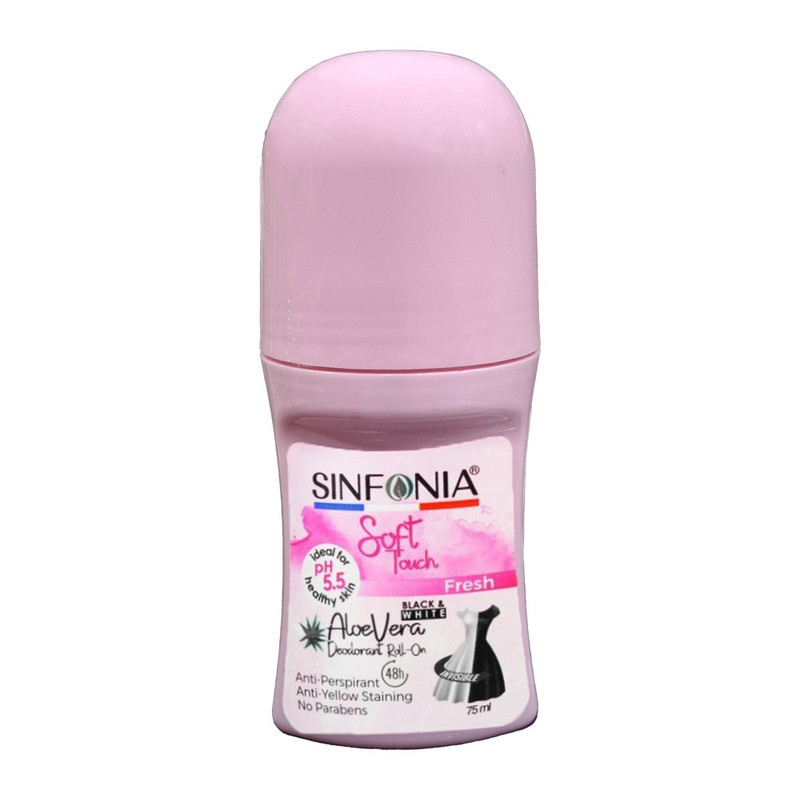 رول دئودورانت زنانه سین فونیا مدل soft touch حجم 75 میلی لیتر