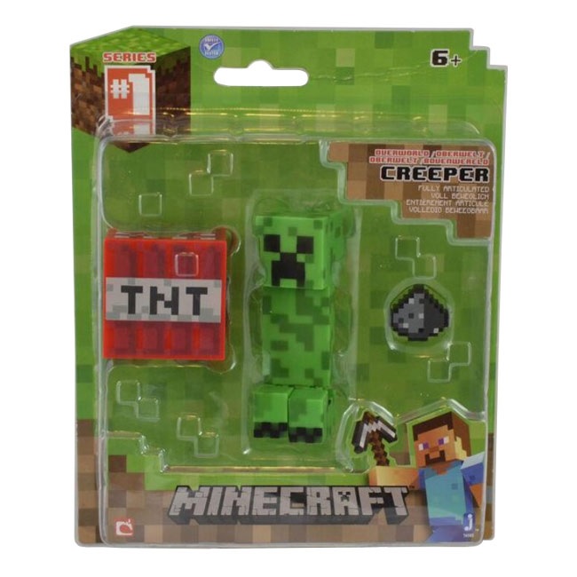 اکشن فیگور مدل ماین کرافت Creeper and TNT مجموعه 3 عددی