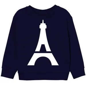 سویشرت دخترانه مدل ایفل کد RD04 رنگ سرمه ای