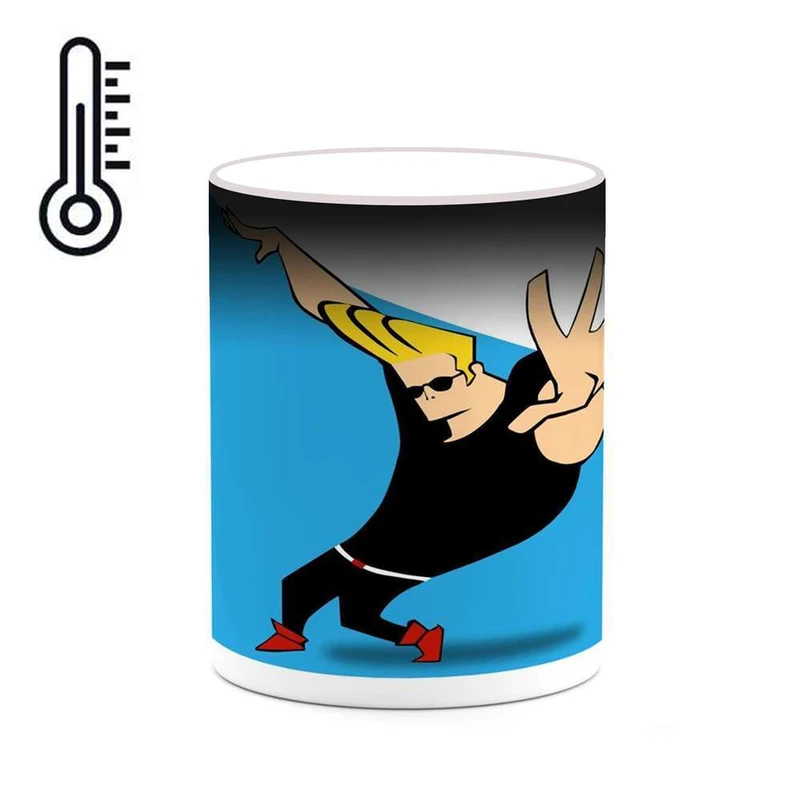 ماگ حرارتی کاکتی مدل کارتون Johnny Bravo کد mgh22685