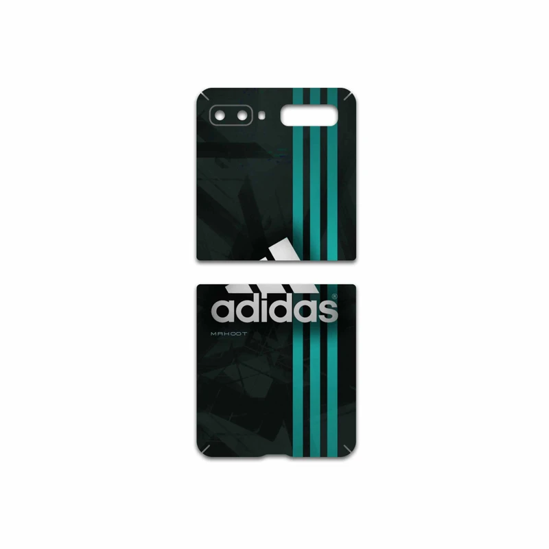 برچسب پوششی ماهوت مدل adidas-Logo مناسب برای گوشی موبایل سامسونگ Galaxy Z Flip
