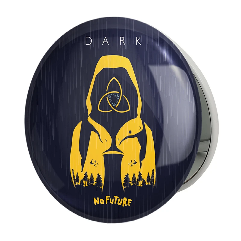 آینه جیبی خندالو طرح سریال دارک Dark مدل تاشو کد 10171 