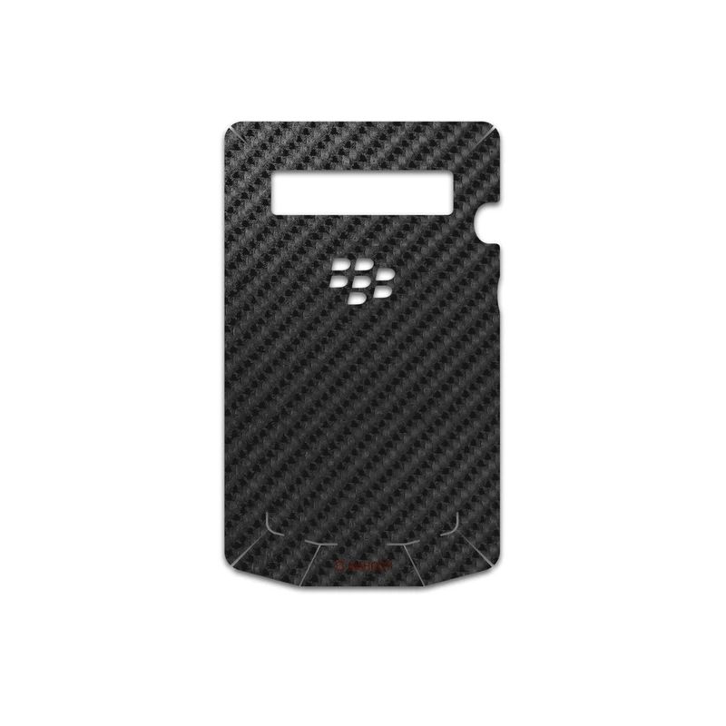 برچسب پوششی ماهوت مدل Shine-Carbon-Fiber مناسب برای گوشی موبایل بلک بری Porsche Design P9981