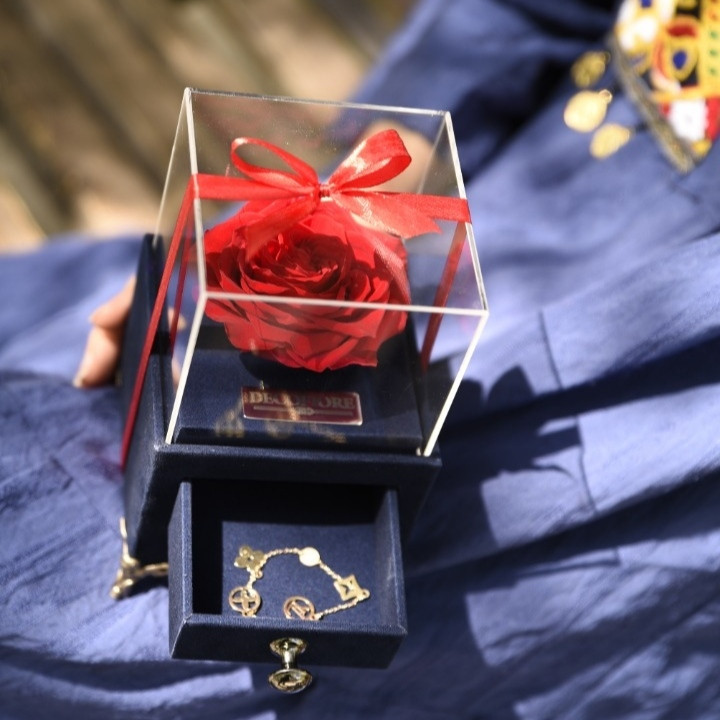 جعبه موزیکال دکوفیوره مدل رز جاودان