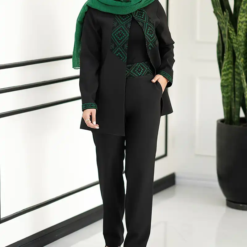 مانتو و شلوار زنانه السانا مدل آیتا کد 174693