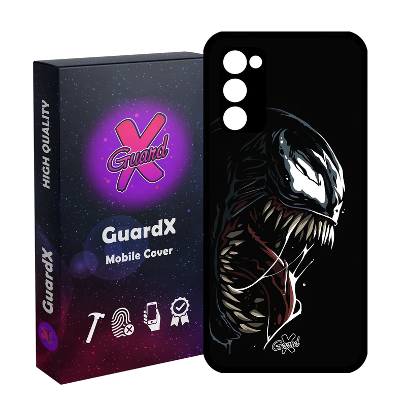 کاور گارد ایکس طرح ونوم مدل Glass10472 مناسب برای گوشی موبایل سامسونگ Galaxy S20 FE