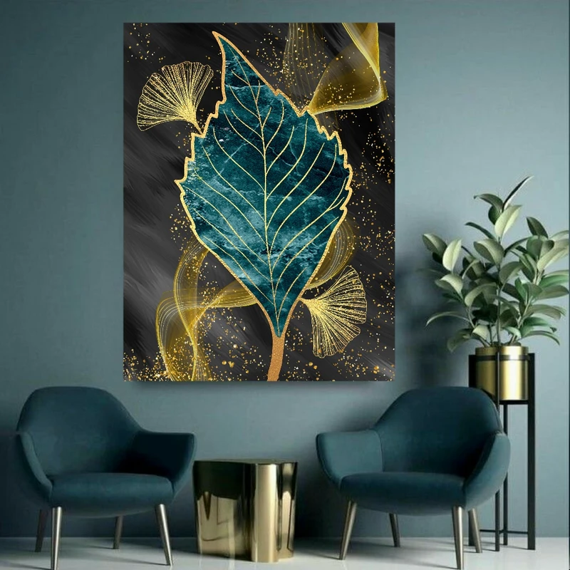 پوستر طرح برگ مدل مدرن کد BR226