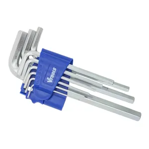 آچار آلن کوتاه وی تولز مدل VT2161 سایز 1.5 تا 10 میلی‌متر بسته 9 عددی