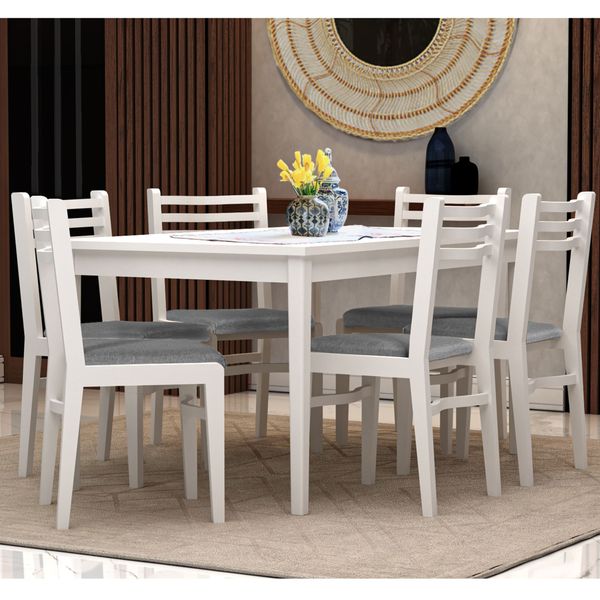 تجریه خرید  میز و صندلی ناهار خوری 6 نفره گنجینه مدل توسکا