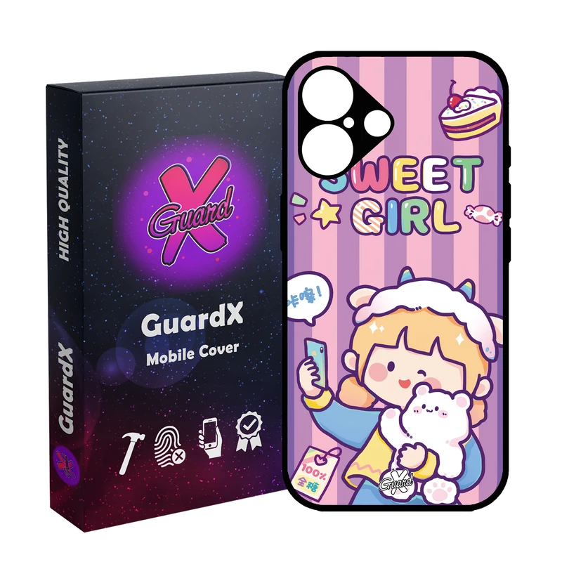 کاور گارد ایکس طرح دختر مدل 10518 مناسب برای گوشی موبایل اپل iPhone 16