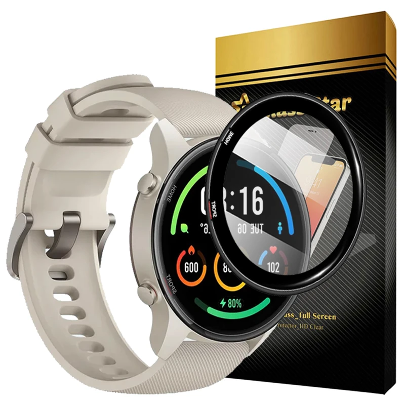 محافظ صفحه نمایش گلس استار مدل GWPM مناسب برای ساعت هوشمند شیائومی Mi Watch Color Sport