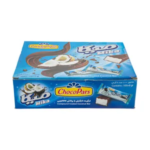 تافی میکا روکش دار کاکائویی شوکوپارس - 8 گرم بسته 100 عددی 