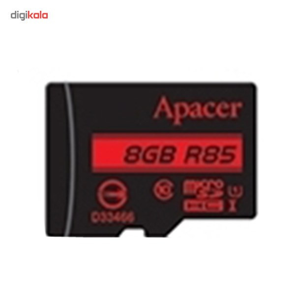 کارت حافظه microSDHC اپیسر کلاس 10 استاندارد UHS-I U1 سرعت 85MBps همراه با آداپتور SD ظرفیت 8 گیگابایت
