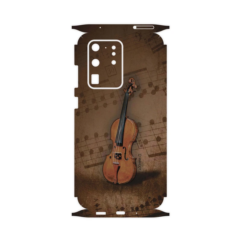 برچسب پوششی ماهوت مدل Violin-Instrument-FullSkin مناسب برای گوشی موبایل سامسونگ Galaxy S20 Ultra