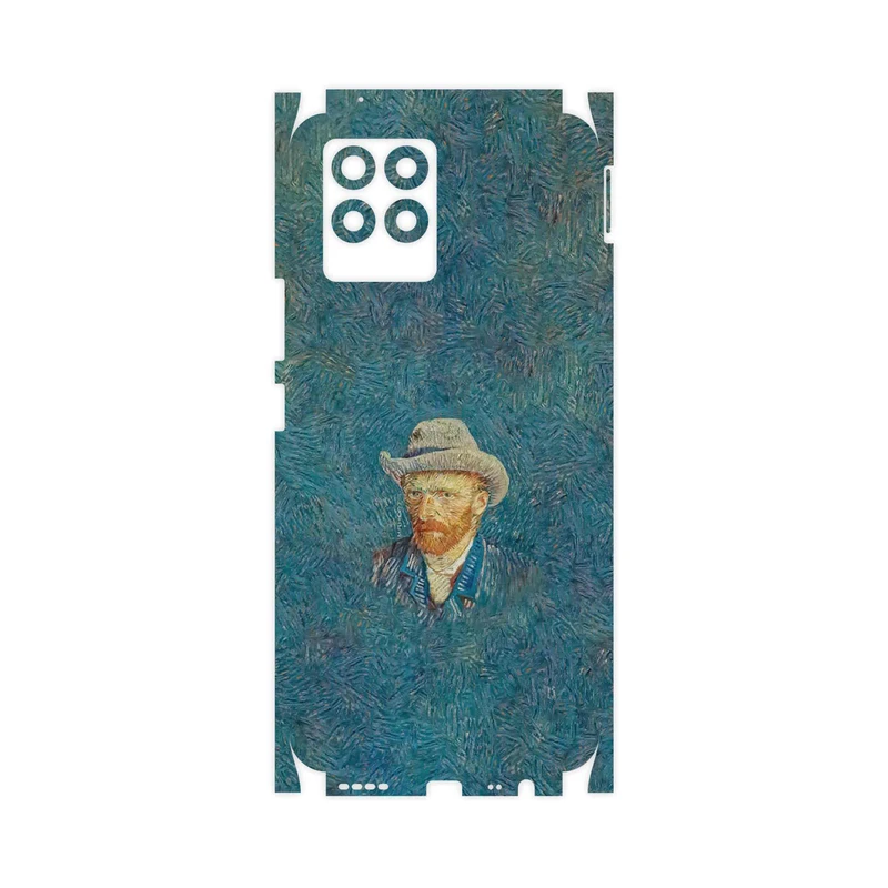 برچسب پوششی ماهوت مدل Self portrait with a gray felt hat-FullSkin مناسب برای گوشی موبایل ریلمی 8 Pro