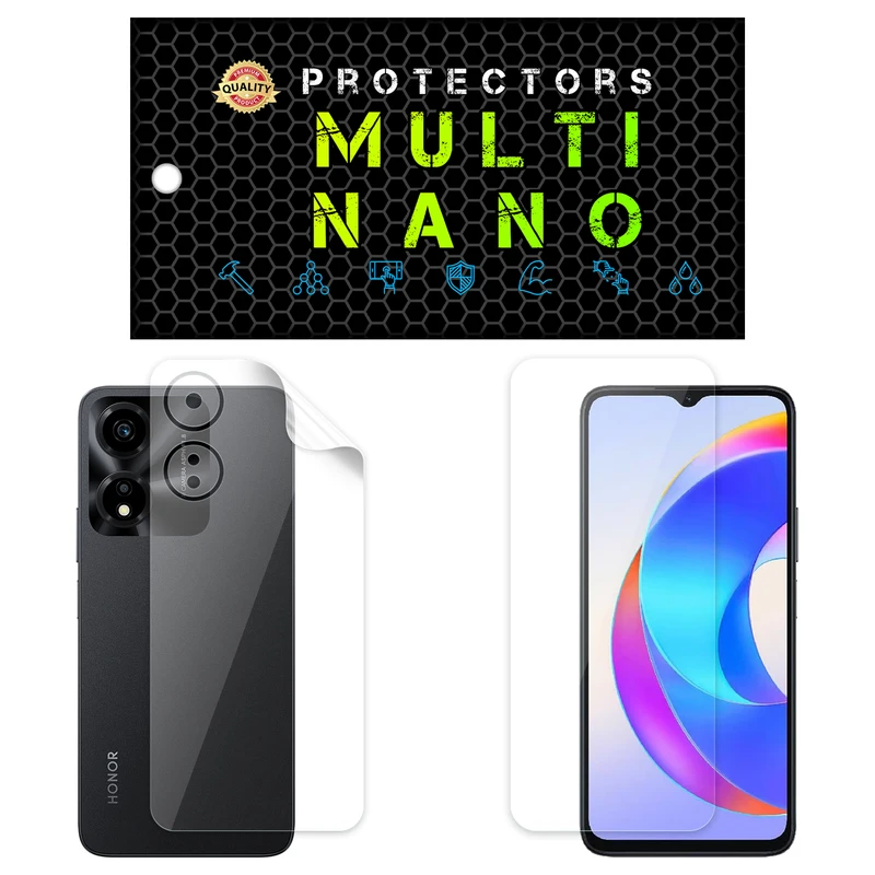 محافظ صفحه نمایش مولتی نانو مدل X-SFT مناسب برای گوشی موبایل آنر X5 Plus به همراه محافظ پشت