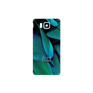 MAHOOT Green Feather Cover Sticker for Samsung Galaxy Alpha