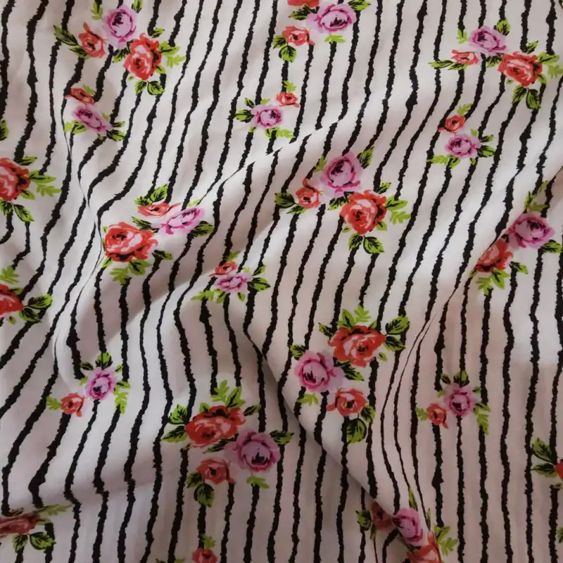 پارچه لباس مدل کودری نخی طرح زبرا کد M