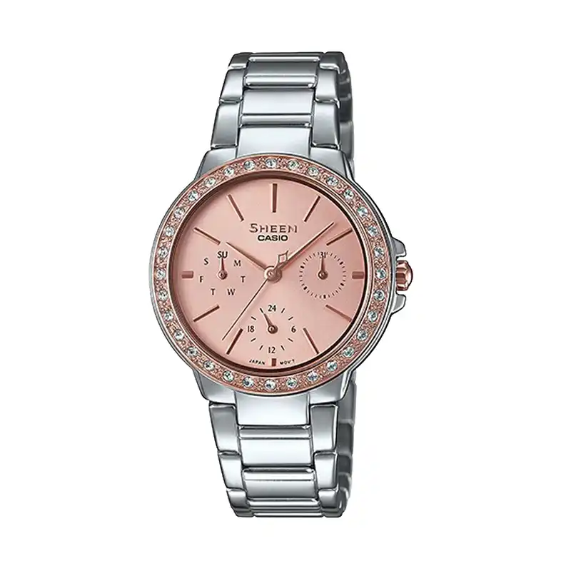 ساعت مچی عقربه ای زنانه کاسیو مدل SHE-3069SG-4AUDF