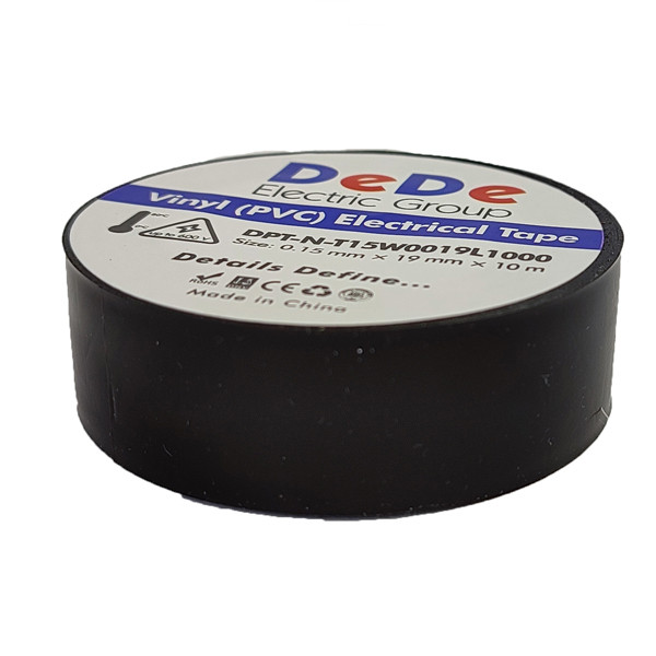 چسب برق ده ده الکتریک گروپ مدل DPT-N-T15W0019L1000-BK چسب برق ده ده الکتریک گروپ مدل DPT-N-T15W0019L1000-BK