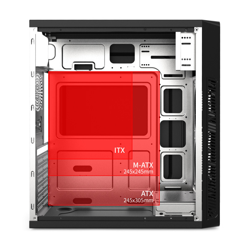 کیس کامپیوتر هایپرکوول مدل 8300-USB 3.0