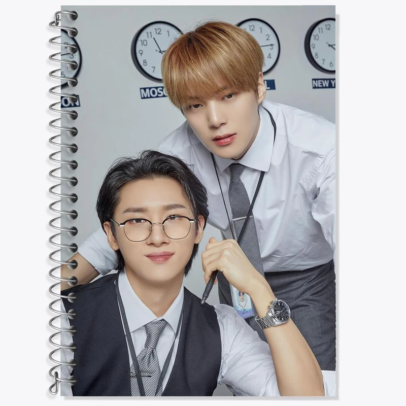 دفتر لغت 50 برگ خندالو مدل گروه مانستا اکس Monsta X کد 21205