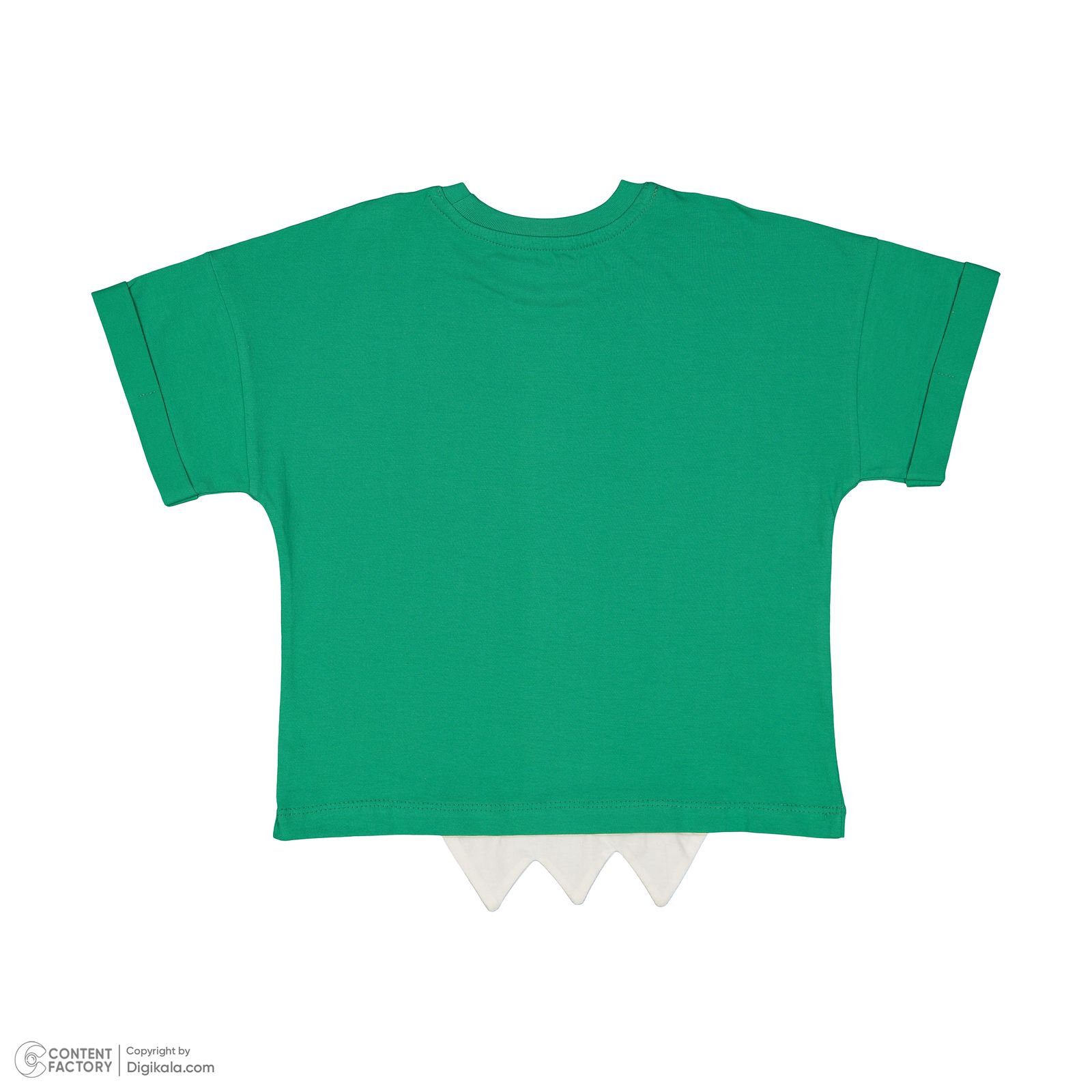 ست تی شرت و شلوارک پسرانه سون پون مدل 13911082 رنگ سبز -  - 4