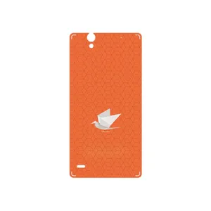 MAHOOT Minimalist origami bird Cover Sticker for Sony Xperia C4