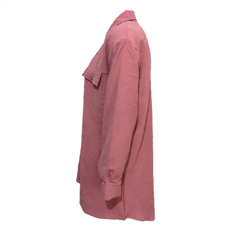 مانتو زنانه مدل نخی ابر و بادی دکمه دار جیب نما اشکی و خالدار tm-2650