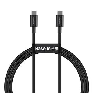 کابل USB-C به USB-C باسئوس مدل Superior-100W طول 1 متر