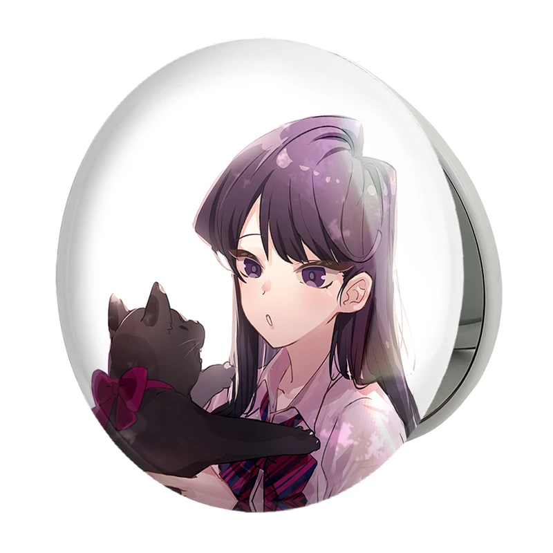 آینه جیبی خندالو طرح انیمه کومی سان مدل تاشو کد 16118 