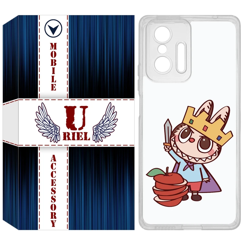 کاور یوریل مدل Clear کد 120 طرح لبوبو مناسب برای گوشی موبایل شیائومی 11T / 11T Pro